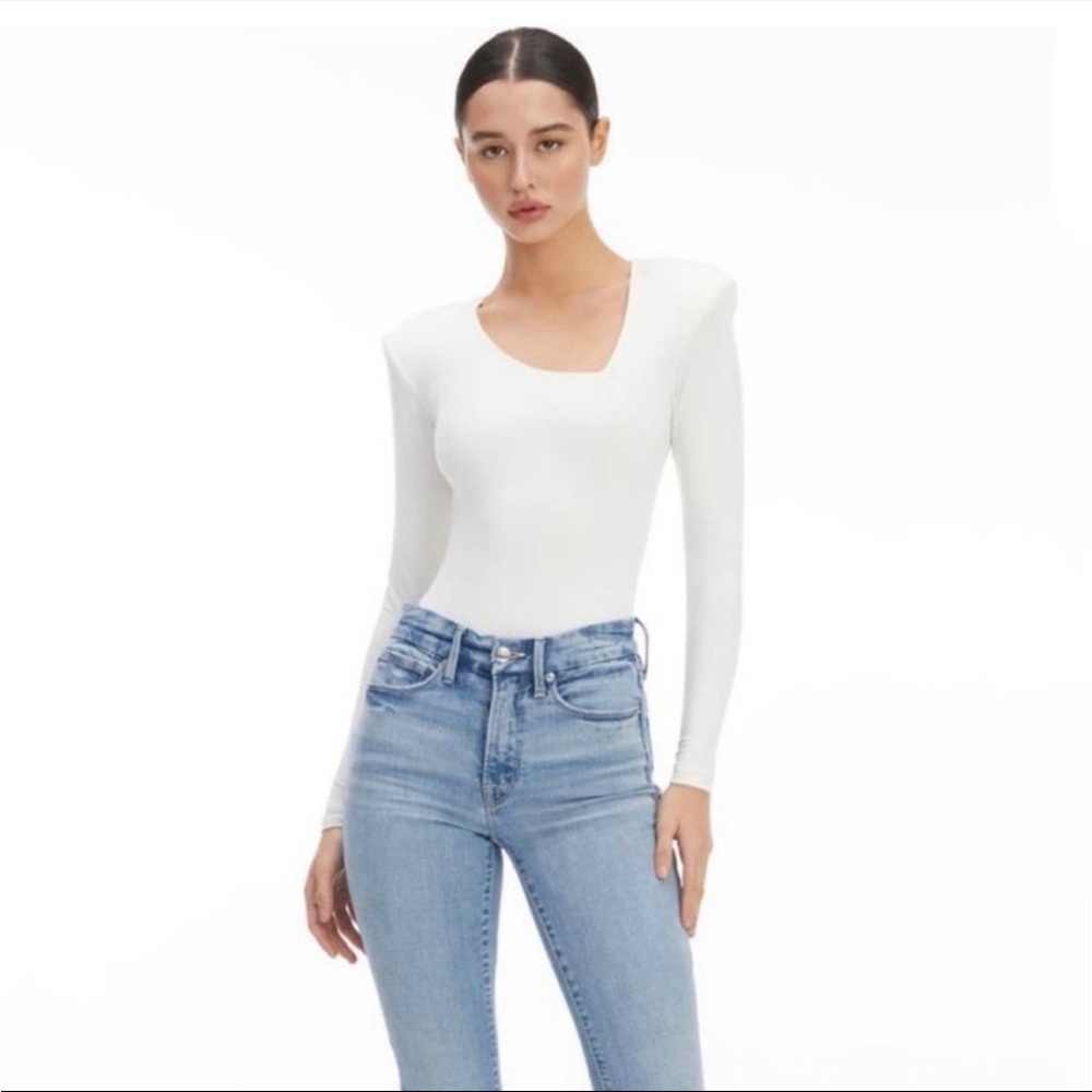 Good American Asymmetrical Bodysuit